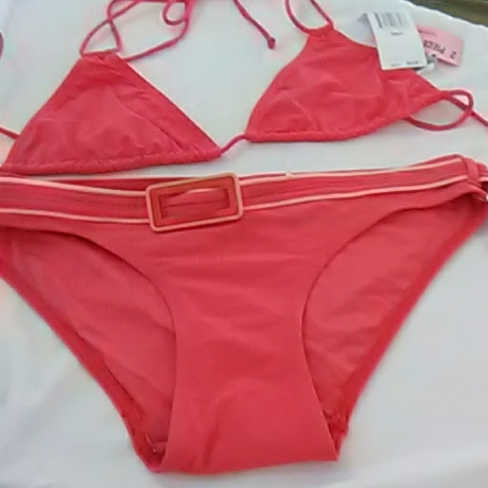 Calvin Klein watermelon colored two piece bikini